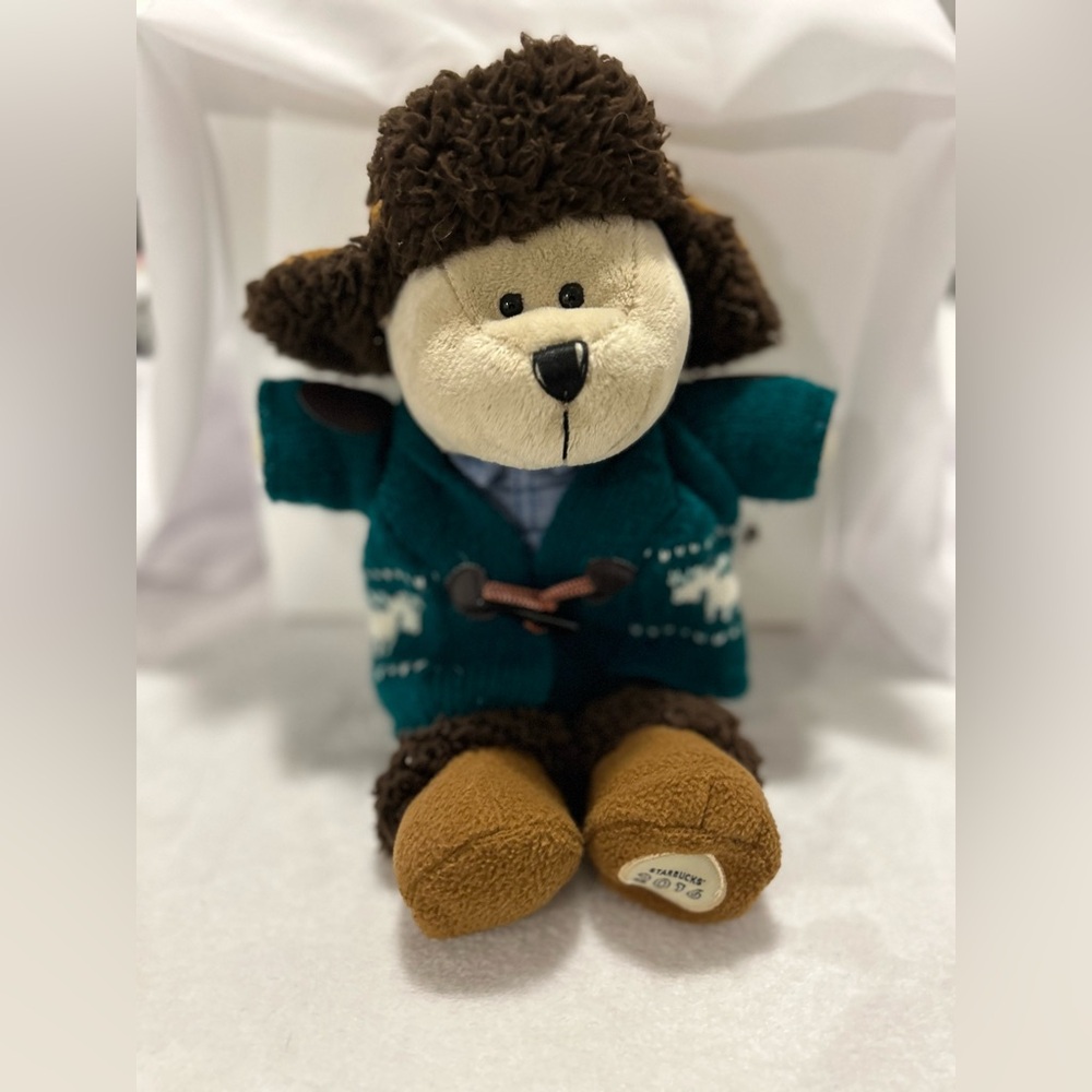 Starbucks Plush Toy with Teal sweater 2016 collection